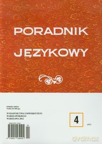 Poradnik językowy 4/2012 [KSIĄŻKA]