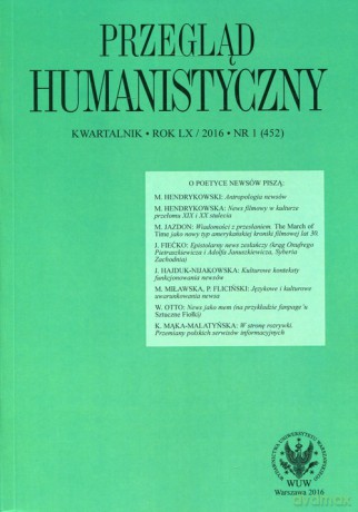 Przegląd Humanistyczny 1/2016 [KSIĄŻKA]
