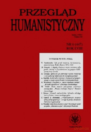 Przegląd Humanistyczny 6/2014 [KSIĄŻKA]