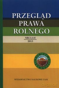 Przegląd prawa rolnego 2(13)/2013 - Roman Budzinowski [KSIĄŻKA]