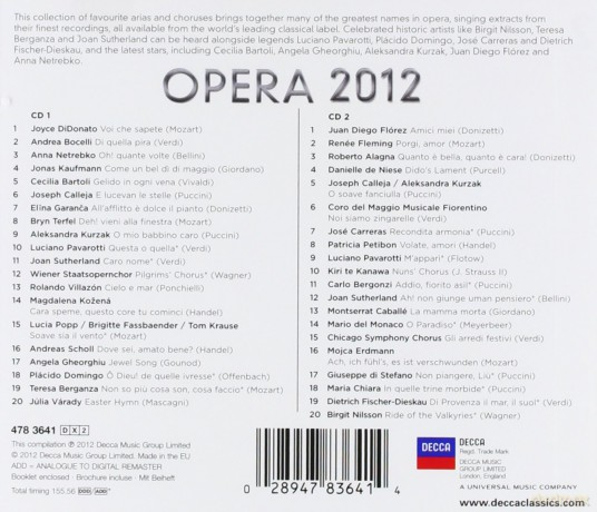 The Opera Album 2012 [2CD]