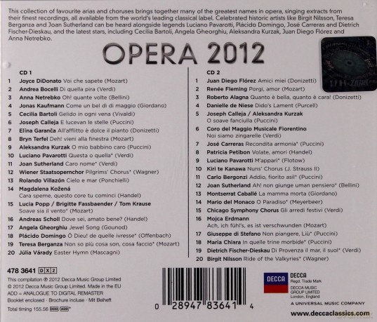 The Opera Album 2012 [2CD]