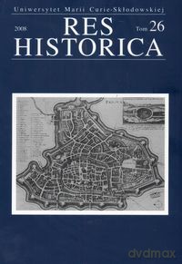Res Historica (Tom 26) [KSIĄŻKA]