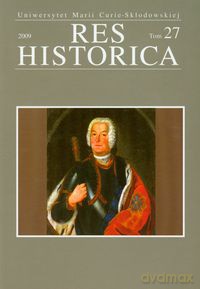 Res Historica (Tom 27) [KSIĄŻKA]