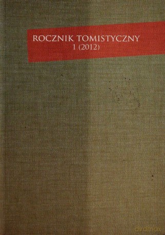 Rocznik Tomistyczny 1/2012 [KSIĄŻKA]