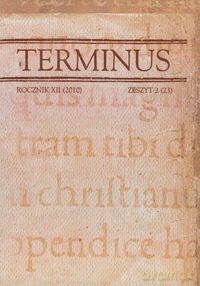 Terminus rocznik XII 2010 zeszyt 2 (23) [KSIĄŻKA]