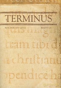 Terminus rocznik XIV 2012 zeszyt 25 [KSIĄŻKA]
