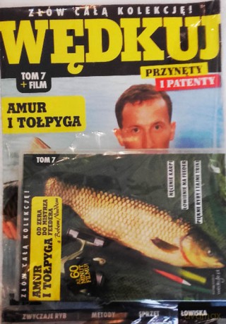 Wędkuj. Przynęty i patenty. (Tom 7) + film. Amur i tołpyga [KSIĄŻKA]