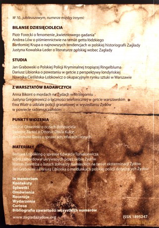 Zagłada Żydów Studia i Materiały /Rocznik 10/ [KSIĄŻKA]