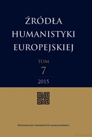 Źródła humanistyki europejskiej (Tom 7) [KSIĄŻKA]