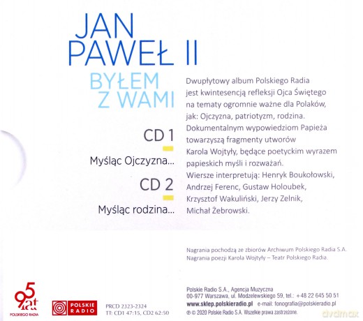 Jan Paweł II: Byłem z wami [2CD]