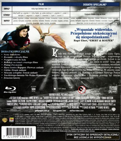 Harry Potter i Czara Ognia [Blu-Ray]