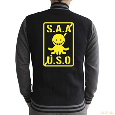 ASSASSINATION CLASSROOM Jacket S.A.A.U.S.O Men black/dark grey