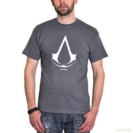 ASSASSIN'S CREED T-shirt Logo man SS grey 150gr L