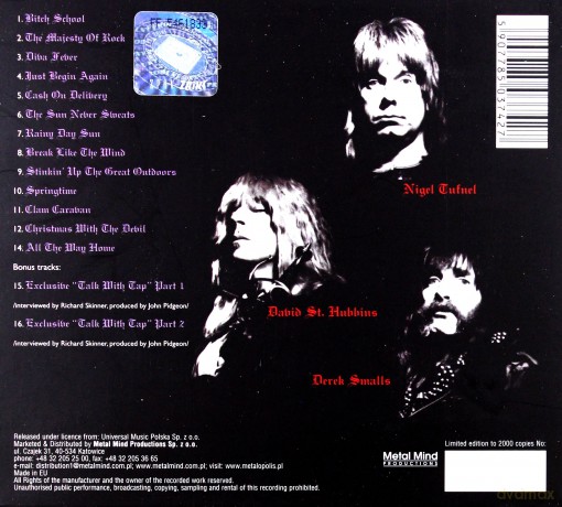 Spinal Tap: Break Like The Wind (Reedycja) [CD]