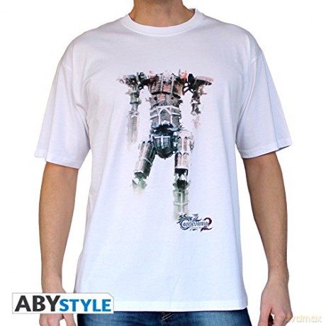 CASTLEVANIA T-shirt Titan man SS white basic M