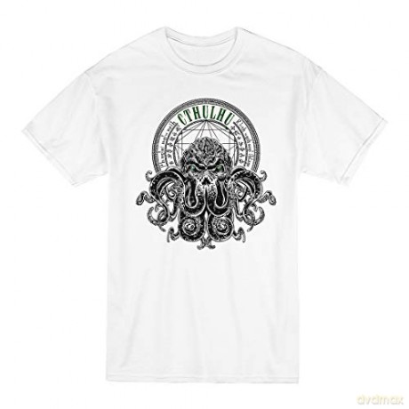 CTHULHU T-shirt Cthulhu man SS white new fit XXL