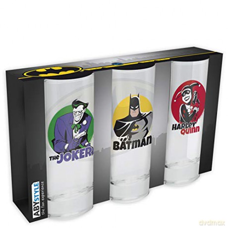 DC COMICS 3 glasses set