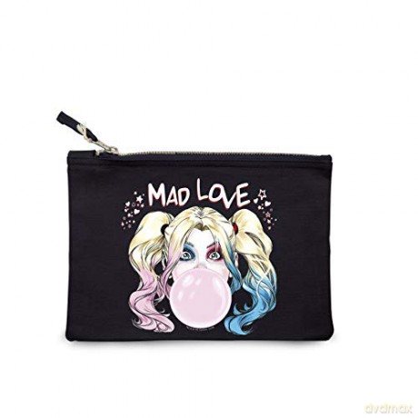 DC COMICS Cosmetic case Harley Quinn Blue
