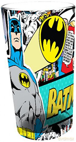 DC COMICS Full Color 500 ml Glass: Batman Comic