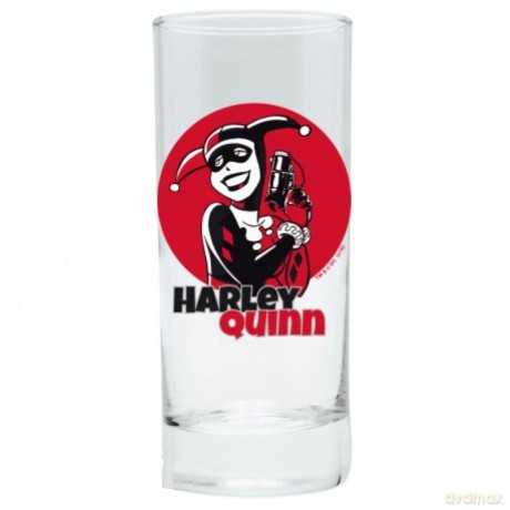DC COMICS Glass Harley Quinn