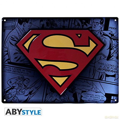 DC COMICS Metal plate Superman (288)