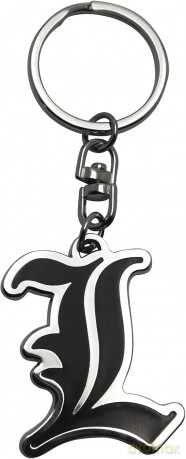 DEATH NOTE Keychain L Symbol