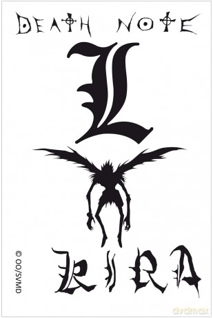 DEATH NOTE Tatuaże zmywalne 15x10cm