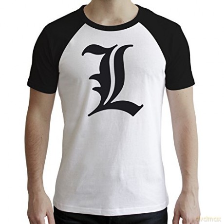DEATH NOTE T-shirt L Symbol man SS white premium L