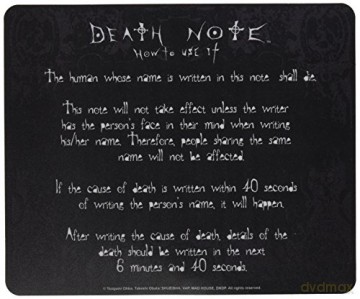 DEATH-NOTE Podkładka pod mysz Rules