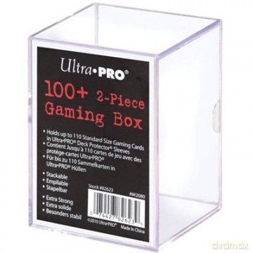 DECK BOX Ultra Pro 100+ clear acrylic 2-Piece Gaming Box