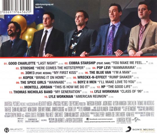 American Reunion soundtrack (American Pie: Zjazd absolwentów) [CD]