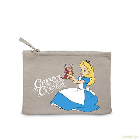 DISNEY Cosmetic Case Alice curiouser Grey