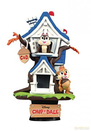 DISNEY D-Stage Chip'n Dale Three House 16 cm