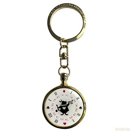 DISNEY Keychain 3D Alice/ Rabbit's clock