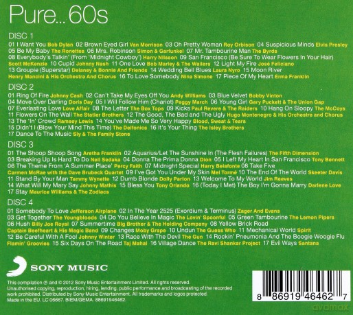 Pure... '60s (digipack) [4CD]