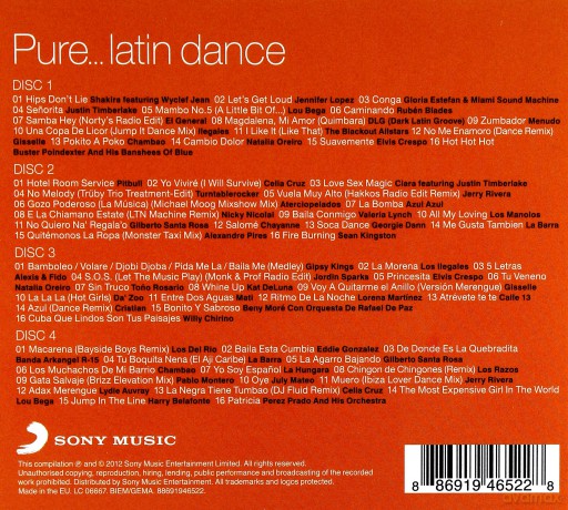 Pure... Latin Dance [4CD]