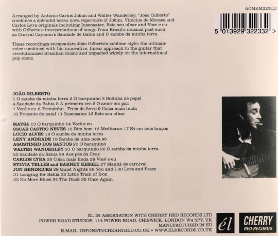 Gilberto Joao: Joao Gilberto [CD]