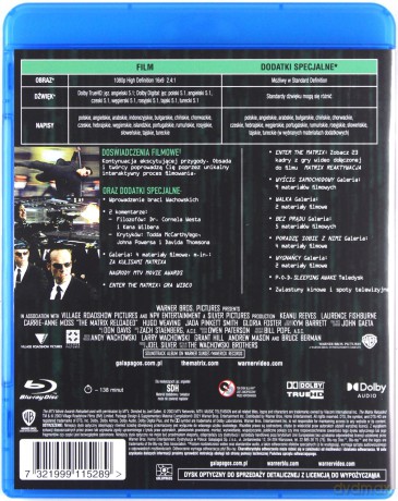 Matrix Reaktywacja (Premium Collection) [Blu-Ray]