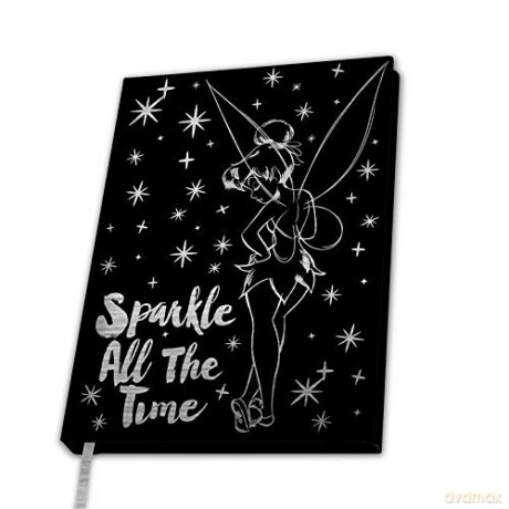 DISNEY Premium A5 Notebook Peter Pan Tinkerbell