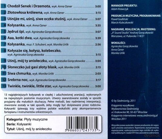 Kołysanki - Uśnij, Mój Ty Aniołeczku [CD]