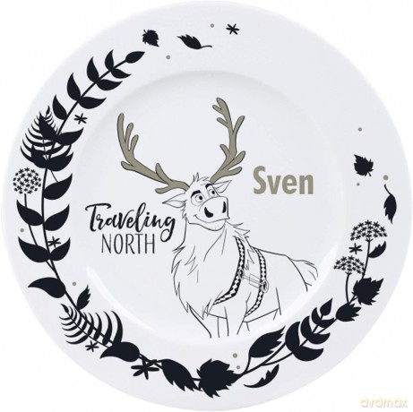 DISNEY Set of 4 Plates Frozen 2 Heroes