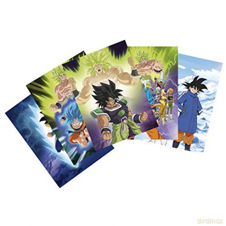 DRAGON BALL BROLY Postcards DBS Broly Set 1 (14,80,5)