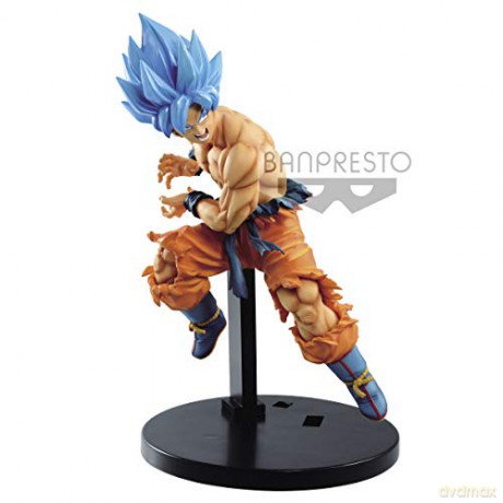 DRAGON BALL Collection Figurine Tag Fighter Son Goku SS Blue 17 cm