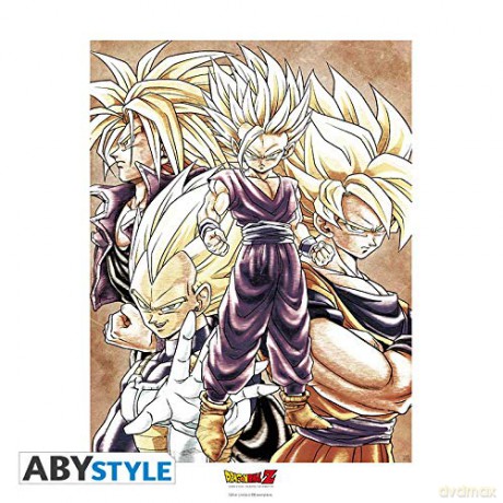 DRAGON BALL Collector Artprint Saiyans(500)