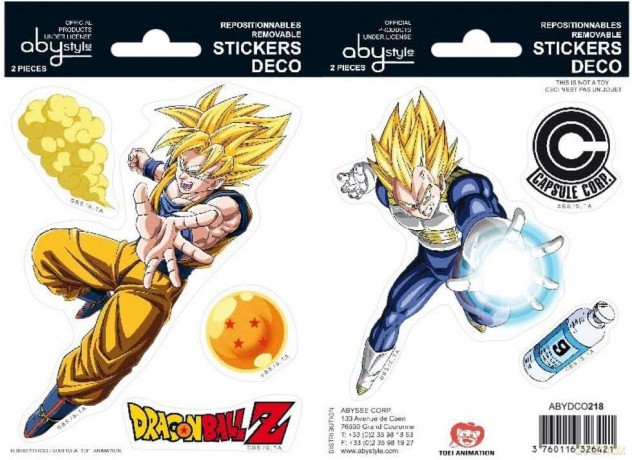 DRAGON BALL -Naklejki 161 cm/ 2 sheets DBZ/ Goku-Vegeta