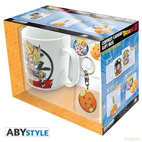 DRAGON BALL Pack Kubek + Keychain + Badges