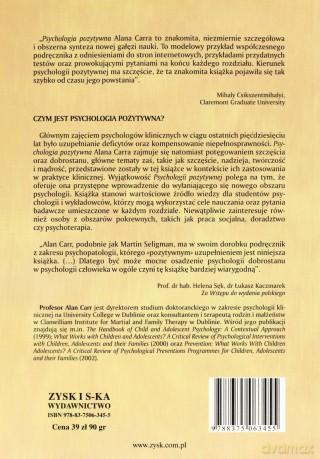 Psychologia pozytywna - Alan Carr [KSIĄŻKA]