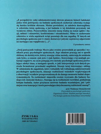 Psychologia społeczna - David G.Myers [KSIĄŻKA]