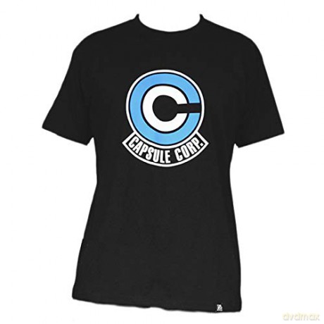 DRAGON BALL T-shirt DB/ Capsule Corp man SS black basic XXL